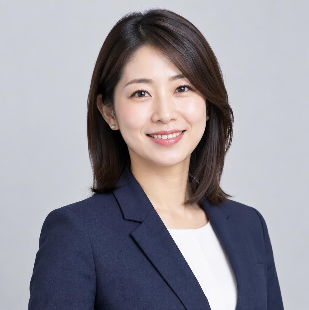 Studio portrait of a Japanese businesswoman in her 30s