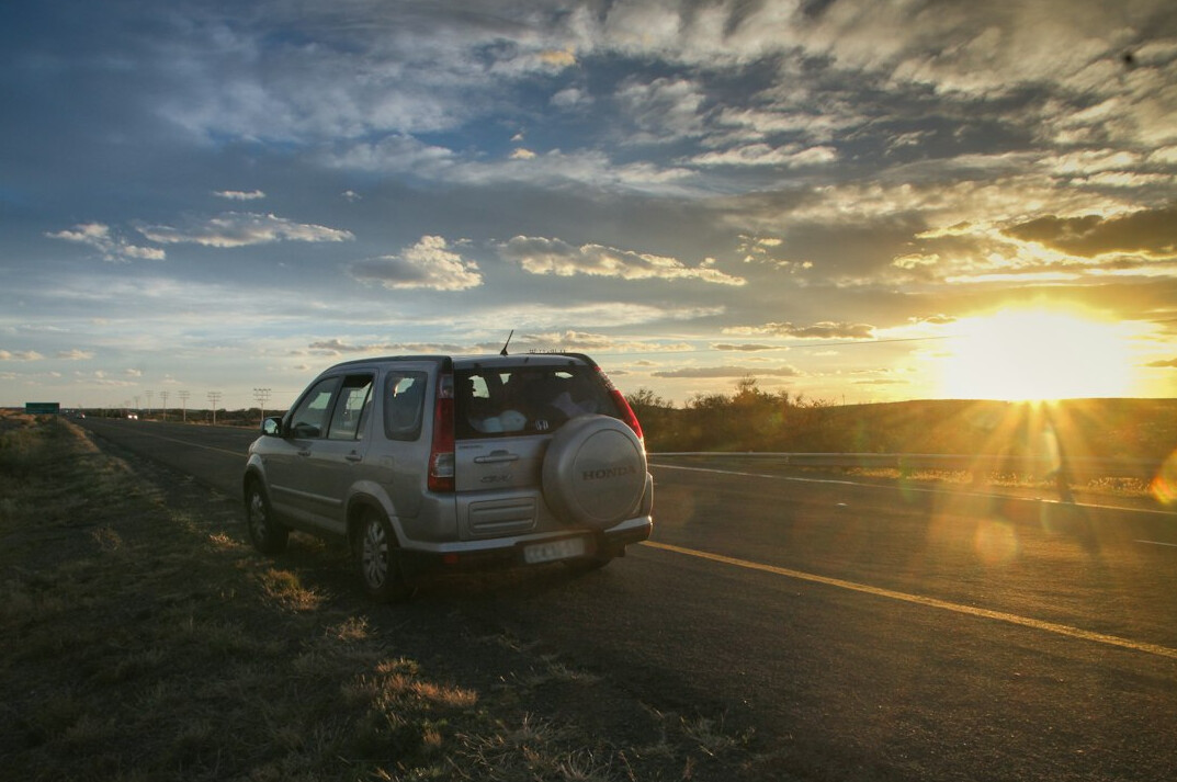 car breakdown on road